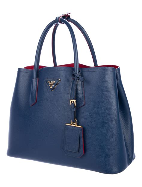 prada double handle tote saffiano cuir with accessories medium cacao|saffiano leather prada.